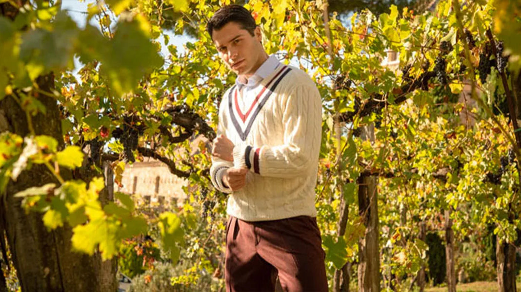 Il nuovo maglione di Virum ispirato ad un’Icona del Tennis