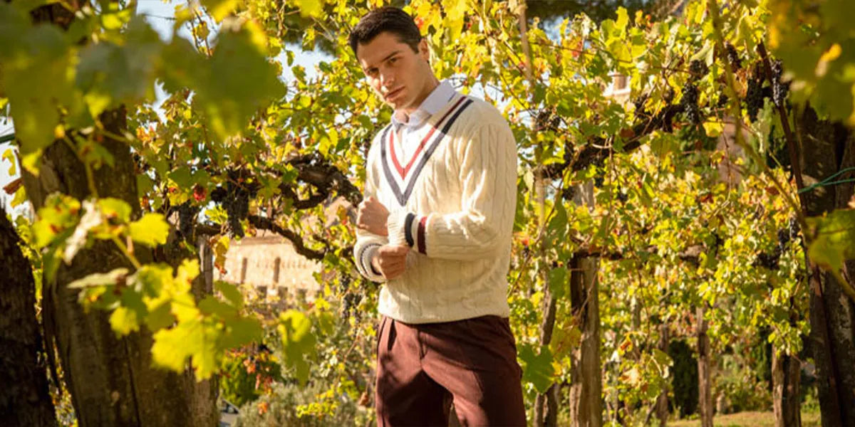 Il nuovo maglione di Virum ispirato ad un’Icona del Tennis