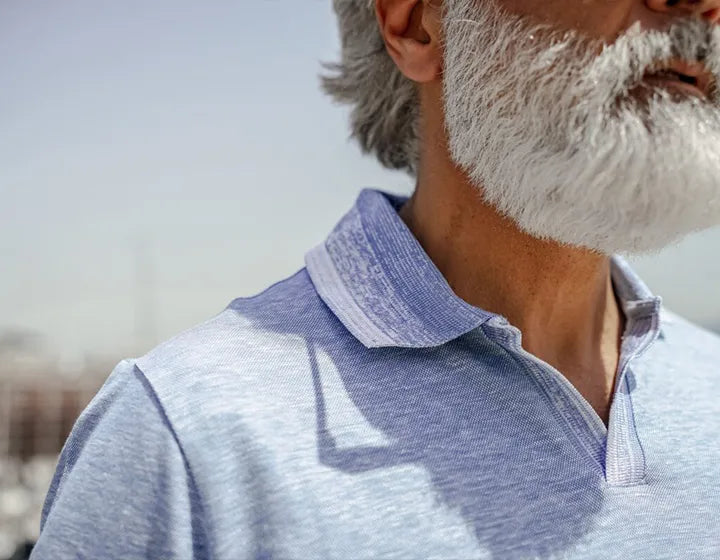 Polo elegante da uomo: stile e comfort in ufficio