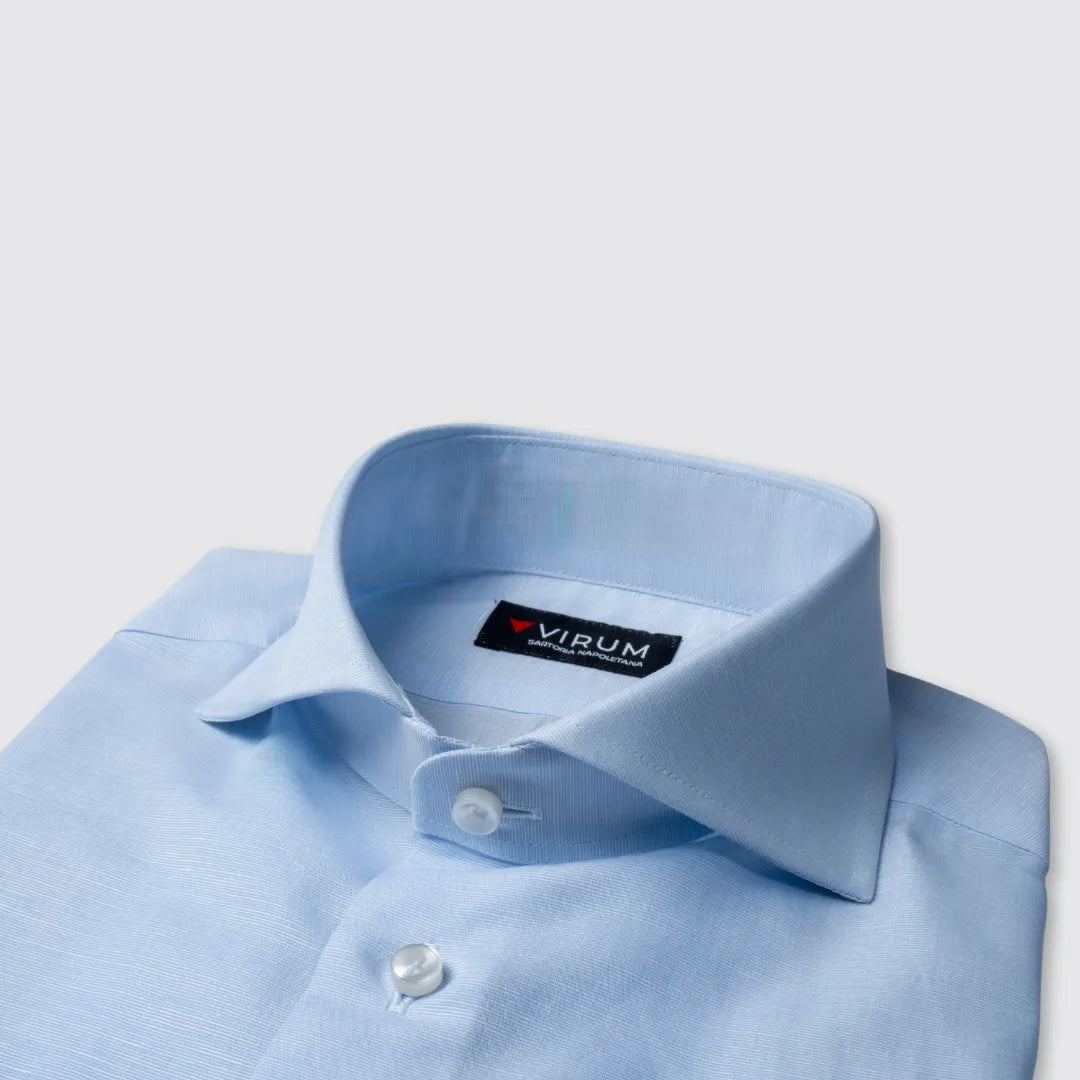 Venti Camicia Business In Puro Cotone Body Fit – Celeste, Taglia 46