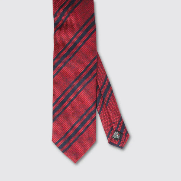 LORENZO CANA Cravatta Di Lusso Jacquard Tessuto Italiano Di Seta Cravatta Fatti A Mano Modello A Righ 108855336
